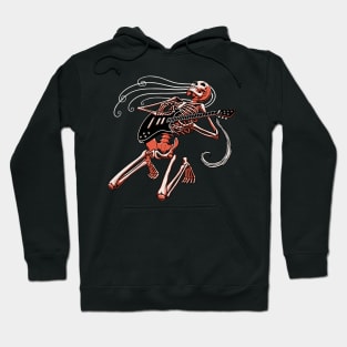 Skeleton Guitarist 522 Hoodie